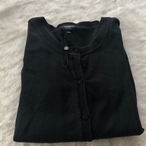 TALBOTS Black button up cardigan like new